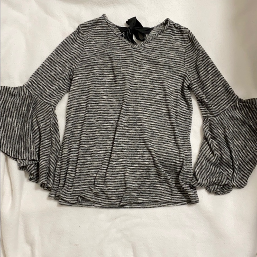 striped wide arm long sleeve